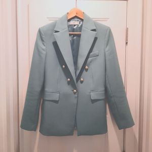 Mango S  Seafoam Blue Blazer